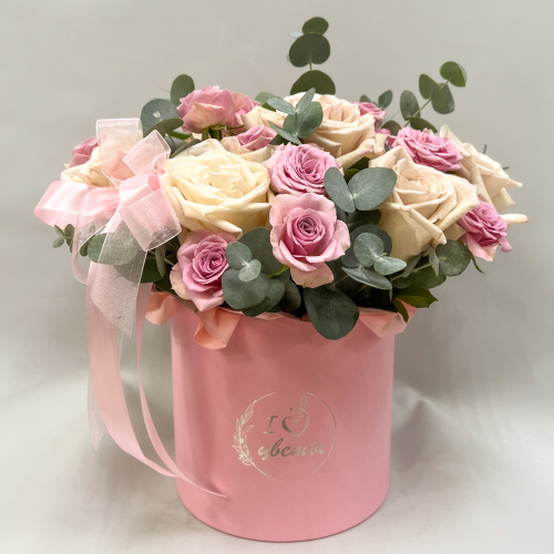 Коробка с розами "Дольче вита" арт. 45003