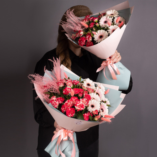 Офелия. Комплект букетов для мамы и дочки арт. 27787