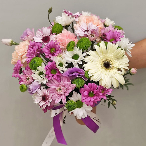 Стаканчик с цветами "Сиреневый закат" арт. 53036