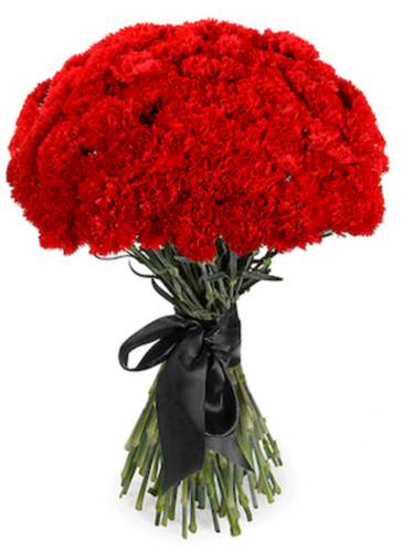 Букет из 50 красных гвоздик арт. 60625